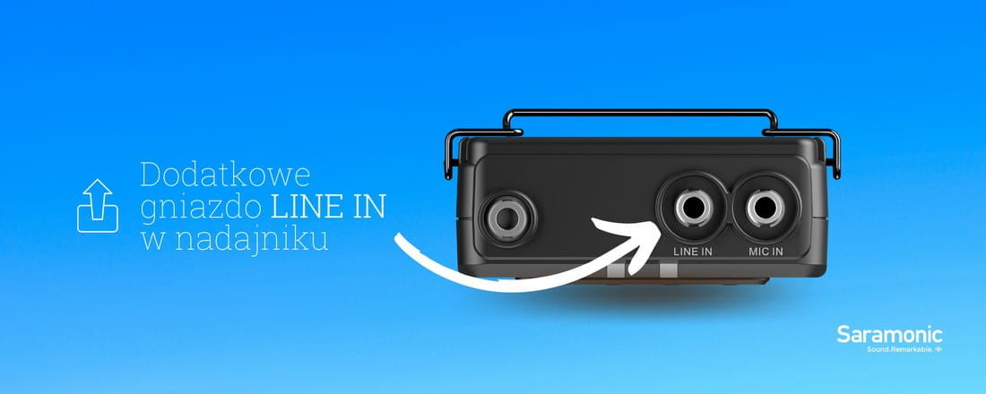 Saramonic UwMic9S Kit 1 (RX9 + TX9) - Dodatkowe źródło dźwięku