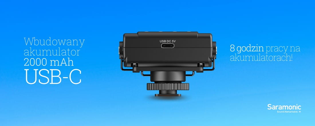 Saramonic UwMic9S Kit 1 (RX9 + TX9) - Nigdy nie zabraknie Ci mocy!