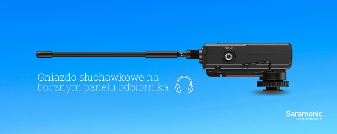 Saramonic UwMic9S Kit 1 (RX9 + TX9) - Profesjonalny odsłuch zawsze pod ręką