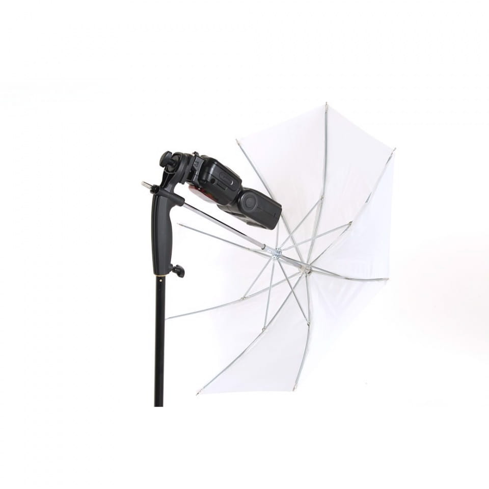 zestaw manfrotto ll lu2126 uchwyt brolly + parasolka rozpraszająca 50cm