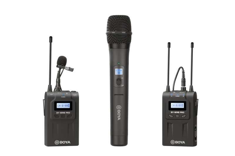bezprzewodowy system mikrofonów doręcznych boya by-wm8 pro-k4 uhf