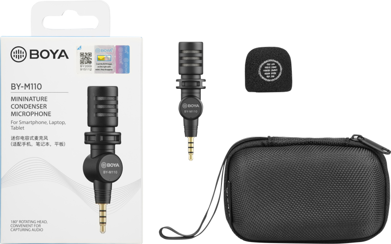 boya by-m110 trrs 3.5mm