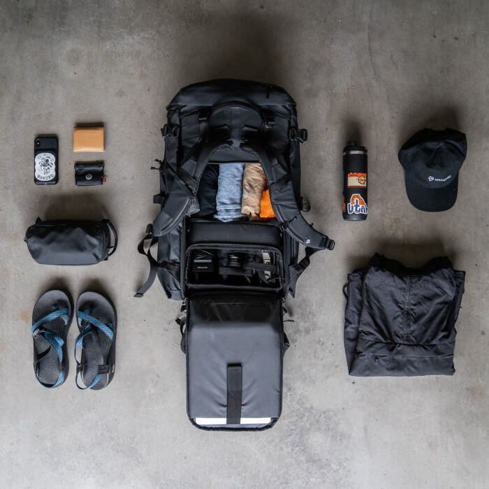 Plecak trekkingowy Wandrd Fernweh S/M 50 l - czarny