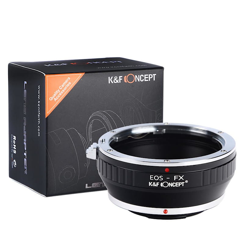 Adapter bagnetowy K&F Concept Canon EF obiektyw– Fuji FX body