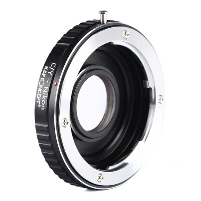 Adapter bagnetowy K&F Concept Contax / Yashica obiektyw – Nikon F-mount body