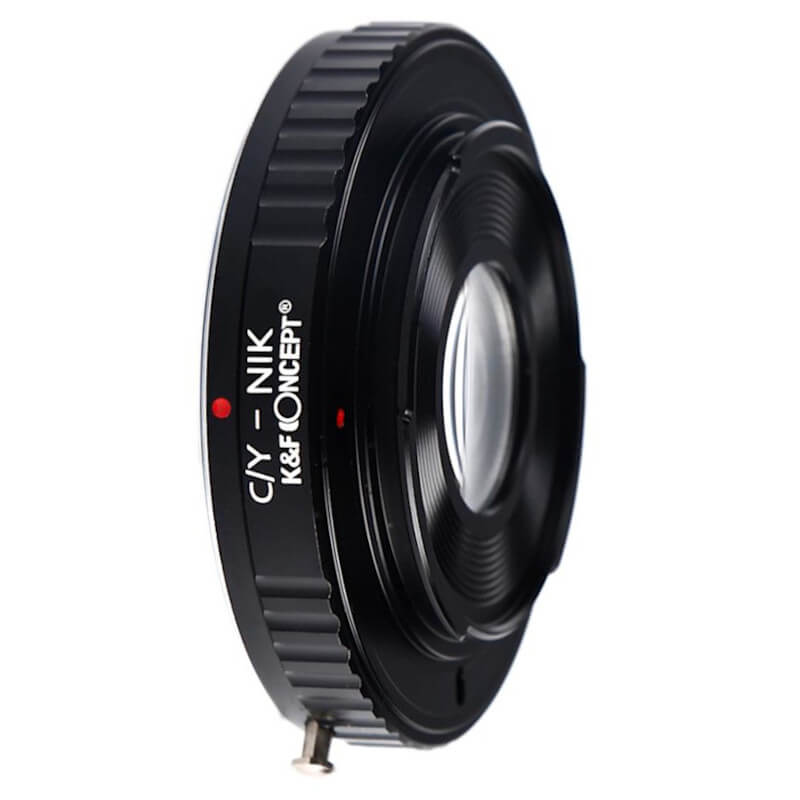 Adapter bagnetowy K&F Concept Contax / Yashica obiektyw – Nikon F-mount body