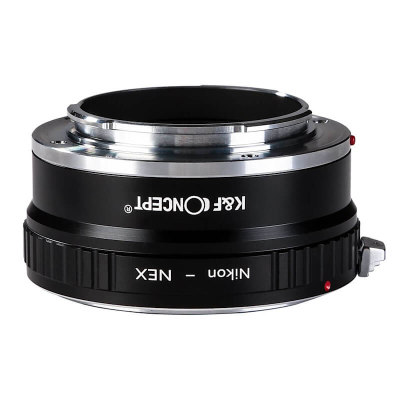 Adapter bagnetowy K&F Concept II Nikon F obiektyw – Sony E-mount body