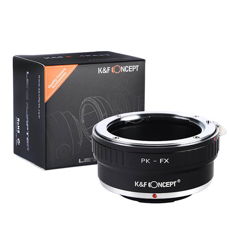 Adapter bagnetowy K&F Concept Pentax K obiektyw – Fuji FX body