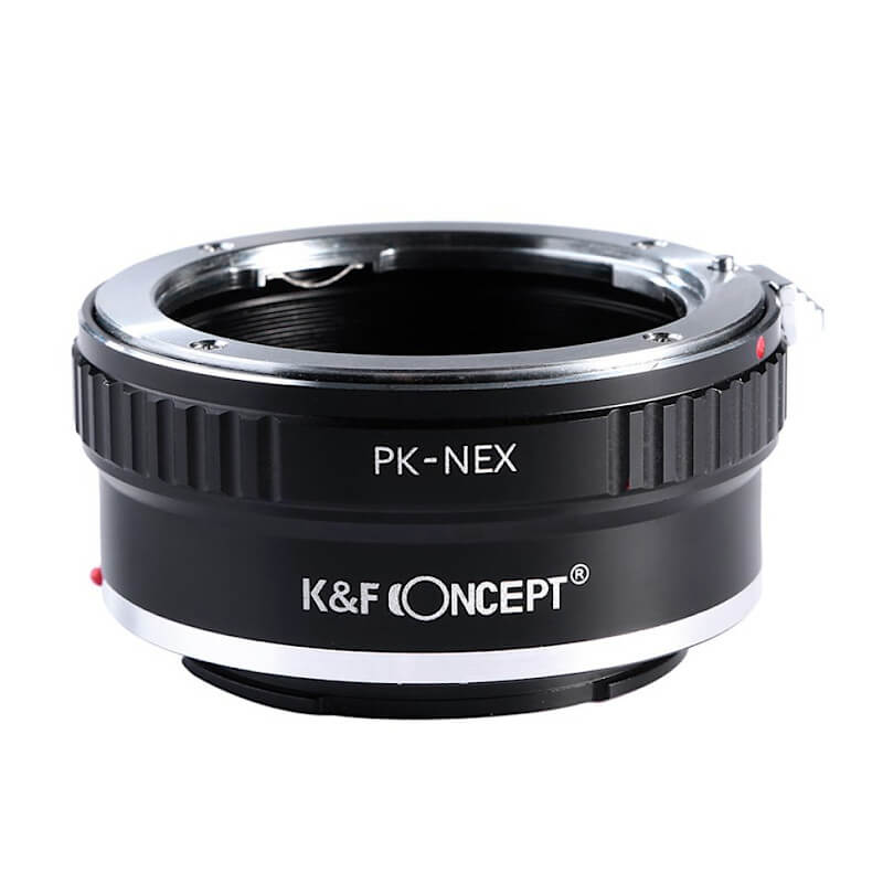 Adapter bagnetowy K&F Concept Pentax K obiektyw – Sony NEX E-mount body