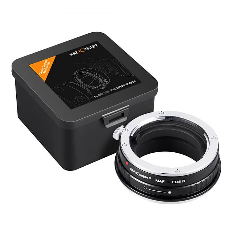 Adapter bagnetowy K&F Concept Sony A-mount / Minolta MAF obiektyw – Canon RF body