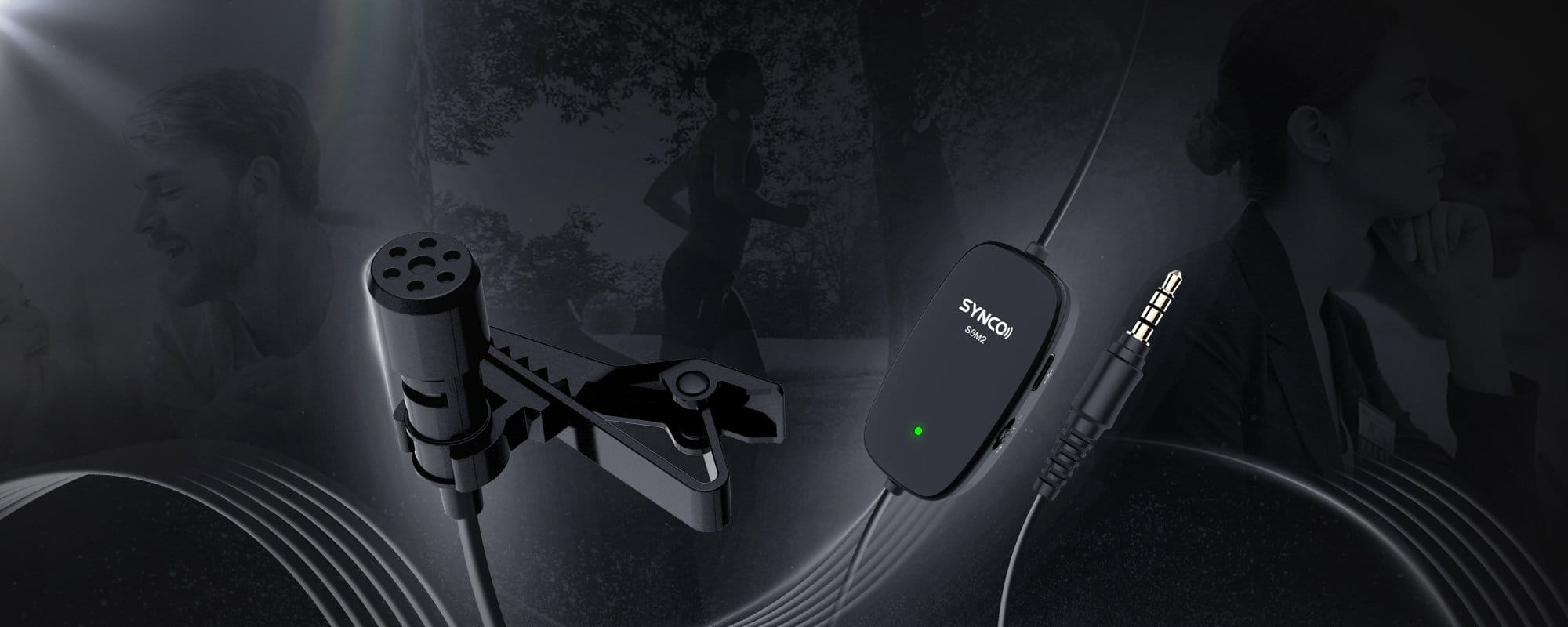 Synco S6M2 mikrofon krawatowy z odsłuchem i filtrem LowCut
