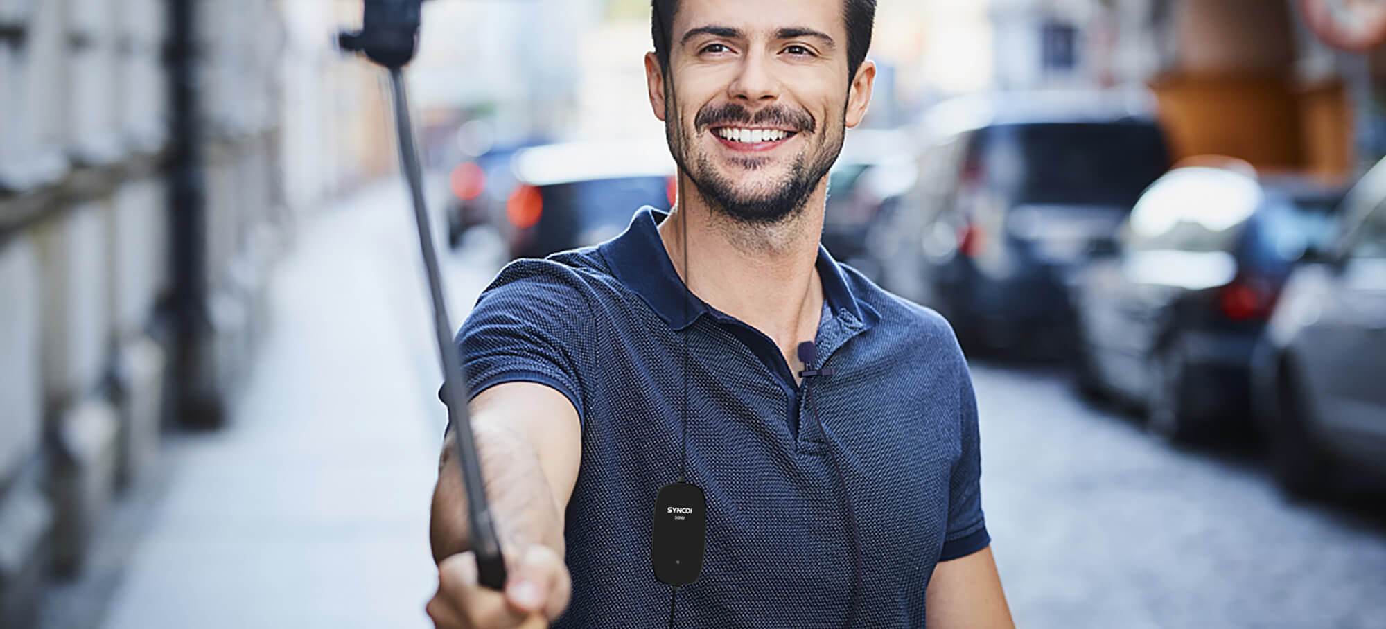 Synco S6M2 mikrofon krawatowy z odsłuchem i filtrem LowCut