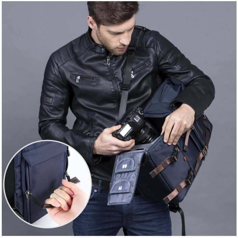 Plecak fotograficzny K&F Concept Classic - granatowy