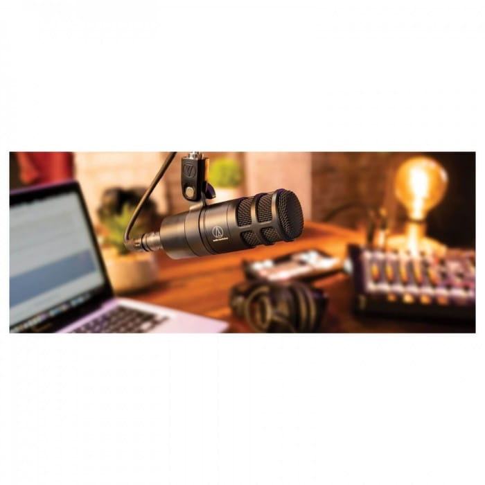 Hiperkardioidalny dynamiczny mikrofon do podcastów Audio Technica AT2040