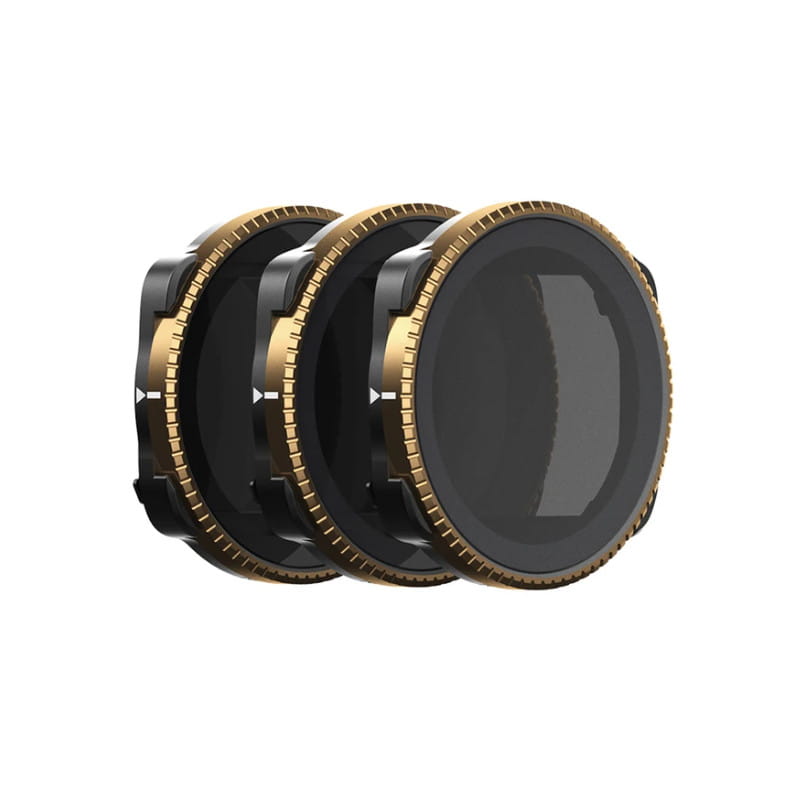 Zestaw trzech filtrów szarych z polaryzacją ND/PL do DJI Air 2S PolarPro Vivid Collection