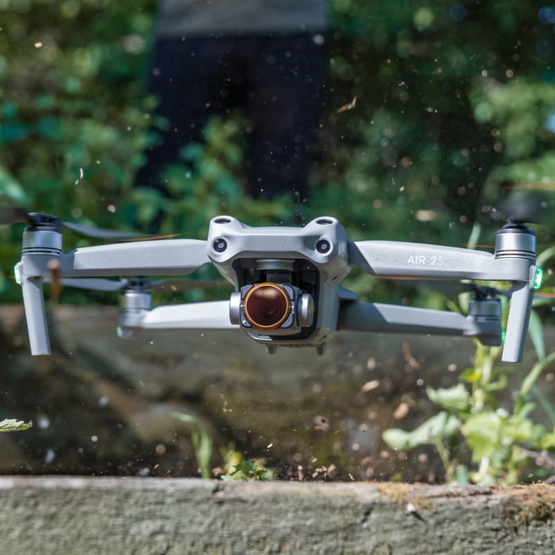 Zestaw trzech filtrów szarych z polaryzacją ND/PL do DJI Air 2S PolarPro Vivid Collection