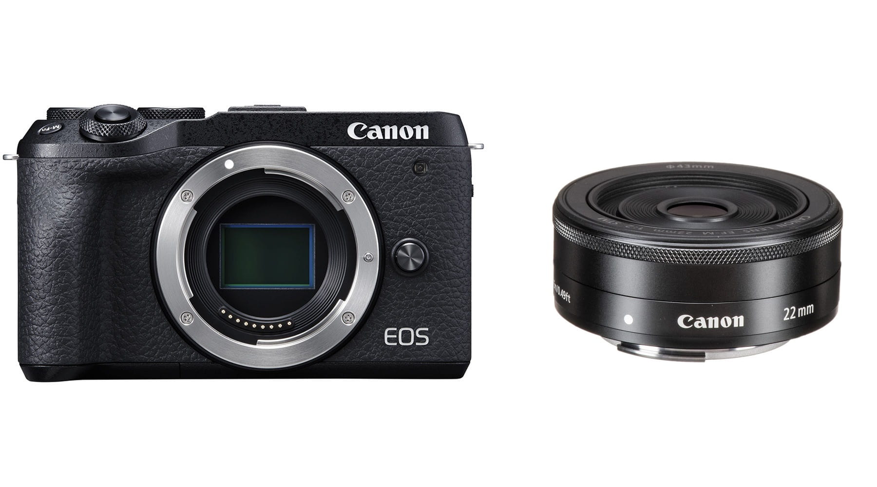 Aparat Canon EOS M6 Mark II + EF-M 22 mm f/2 STM