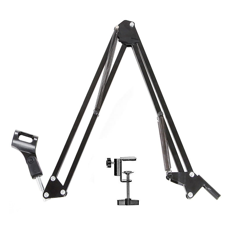 Uchwyt ramię do mikrofonu rozm. S - 70cm Rayyu - czarne