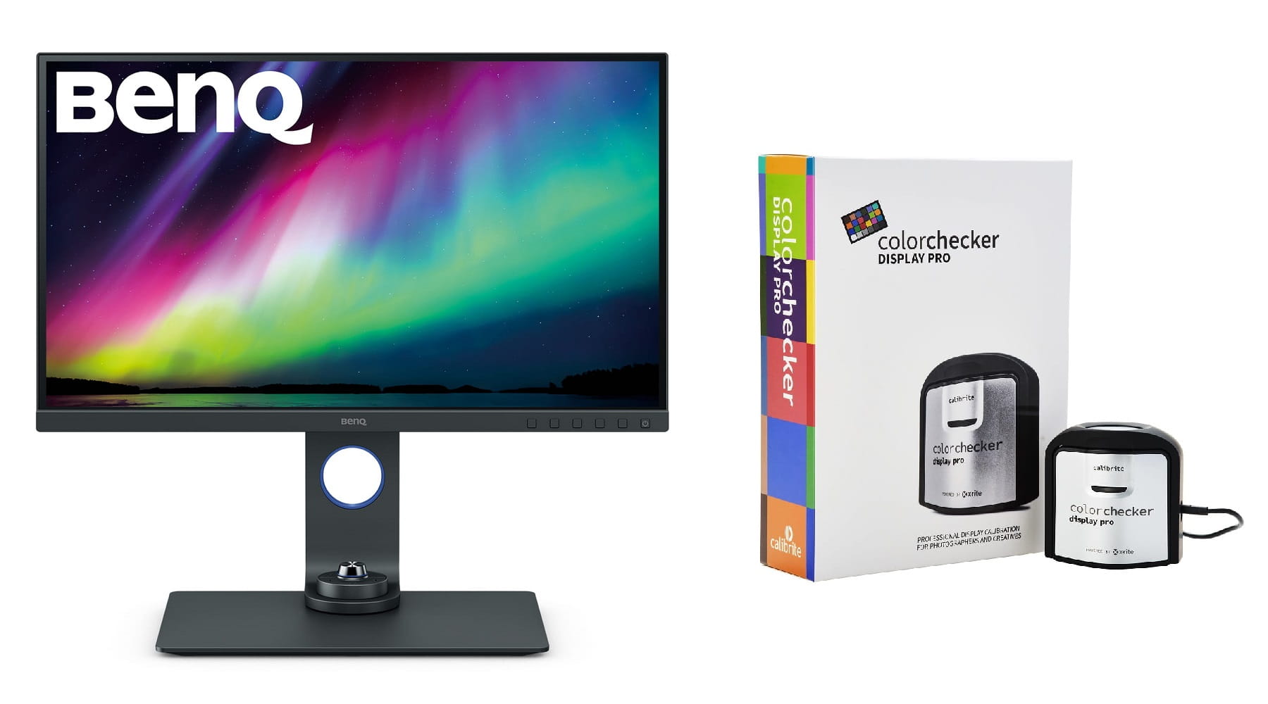 Monitor Benq SW270C + kalibrator Calibrite ColorChecker Display Pro