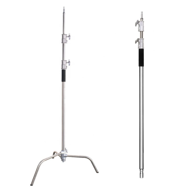 Stalowy statyw studyjny C-stand 330cm / trzpień 16mm Mitoya