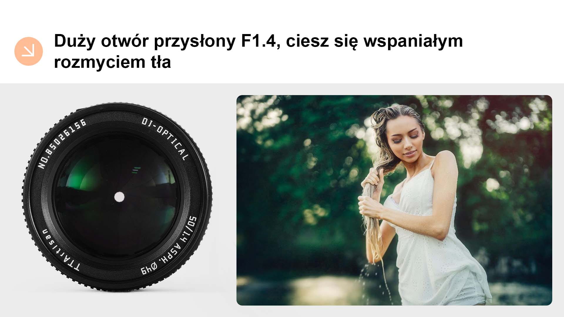 Obiektyw TTArtisan 50mm F1.4 Nikon Z czarny