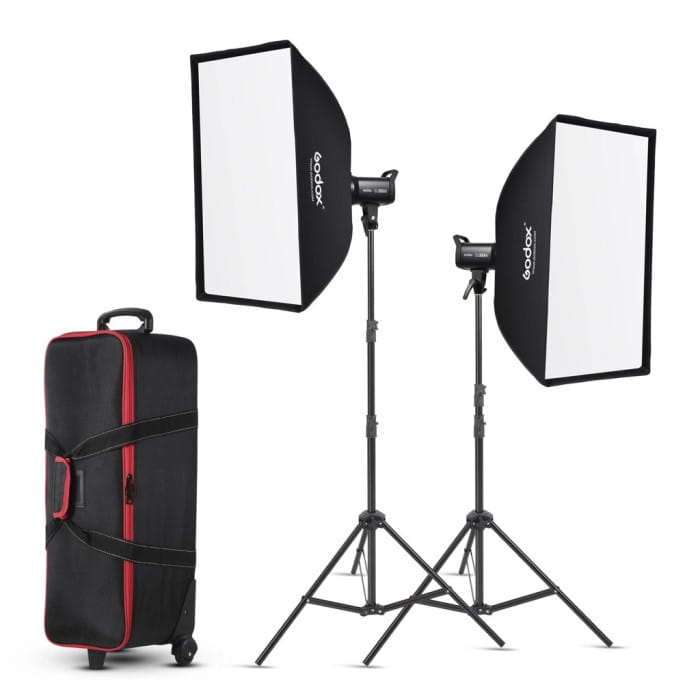 Zestaw lamp LED z akcesoriami Godox SL100D