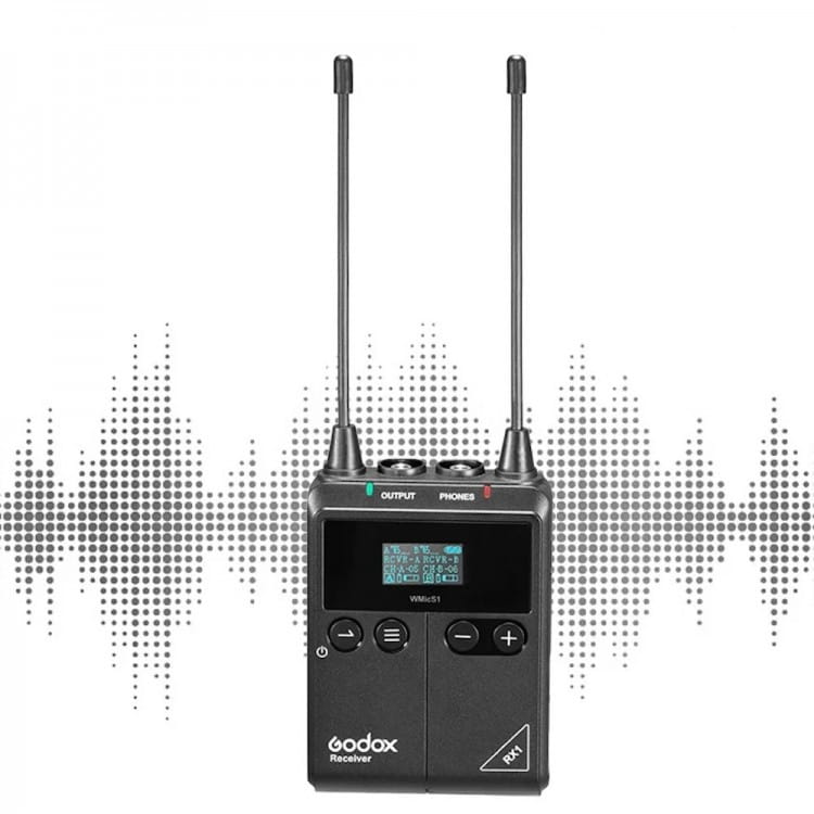 System UHF bezprzewodowy odbiornik Godox Wmic