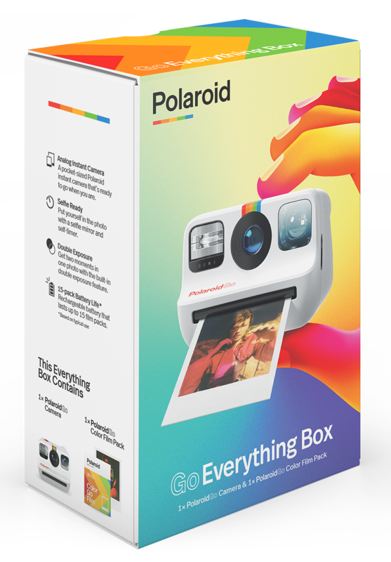 Aparat natychmiastowy Polaroid Go E-box White