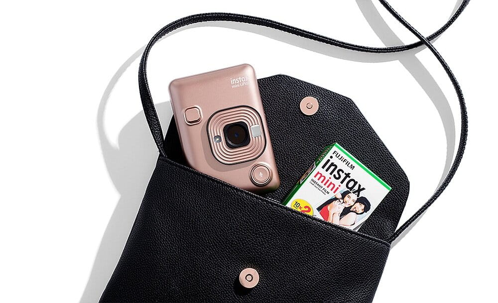 Aparat INSTAX Mini LiPlay Biały + Pokrowiec + Pasek na szyję