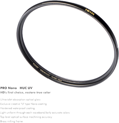 Filtr NiSi Filter UV Pro Nano Huc 62mm