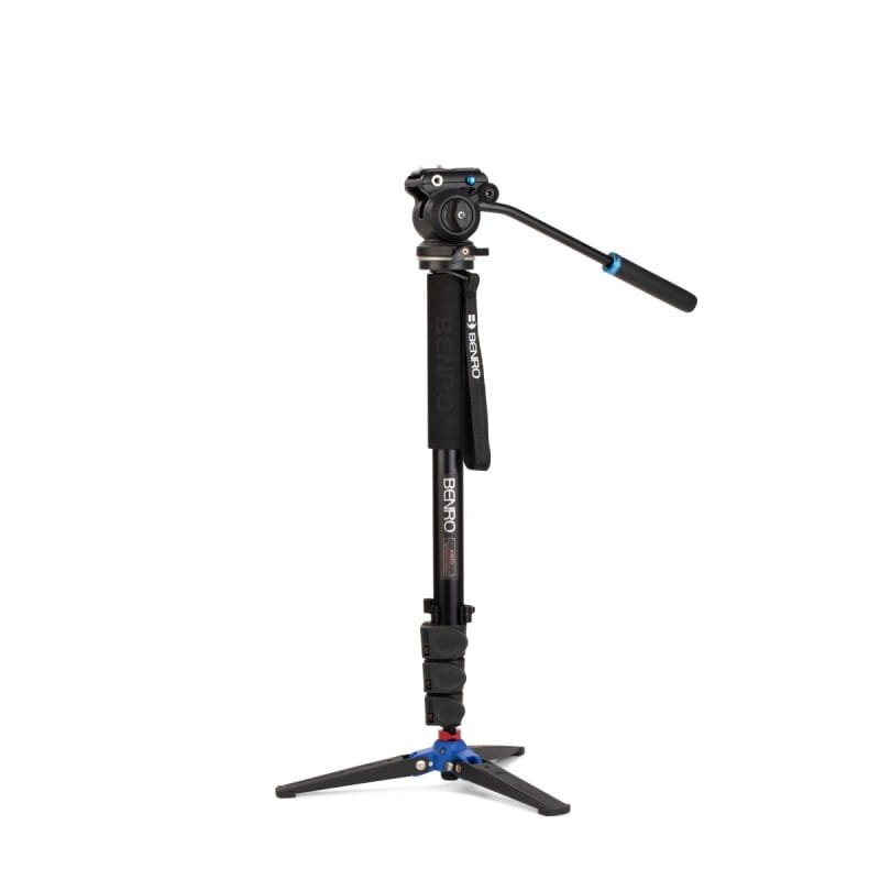 Monopod Benro A38FD +nóżki VT2 + głowica S2PRO