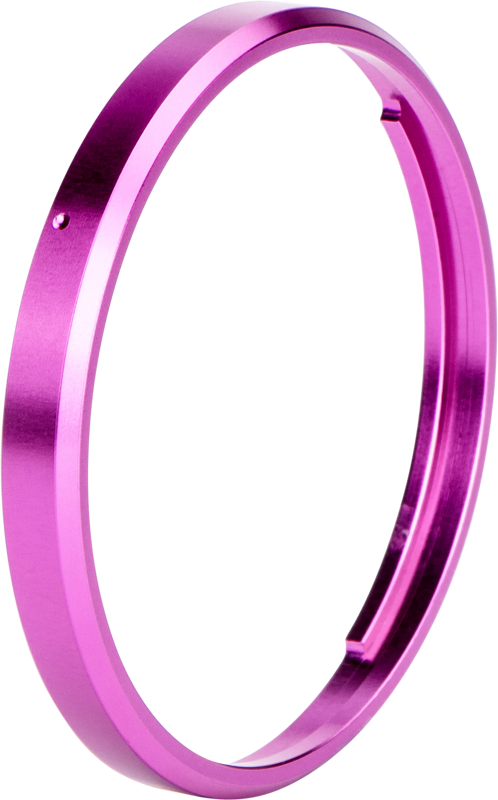 Nakładki na pierścień NiSi Ring Caps For Ricoh GR IIIx Rose Red & Silver