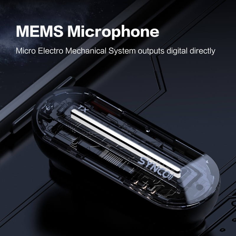 Bezprzewodowy system mikrofonowy Synco P2T USB-C, 2 nadajniki, 1 odbiornik, grey-blue