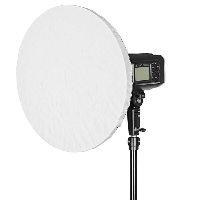 Czasza Quadralite Wave Beauty Dish srebrny 70