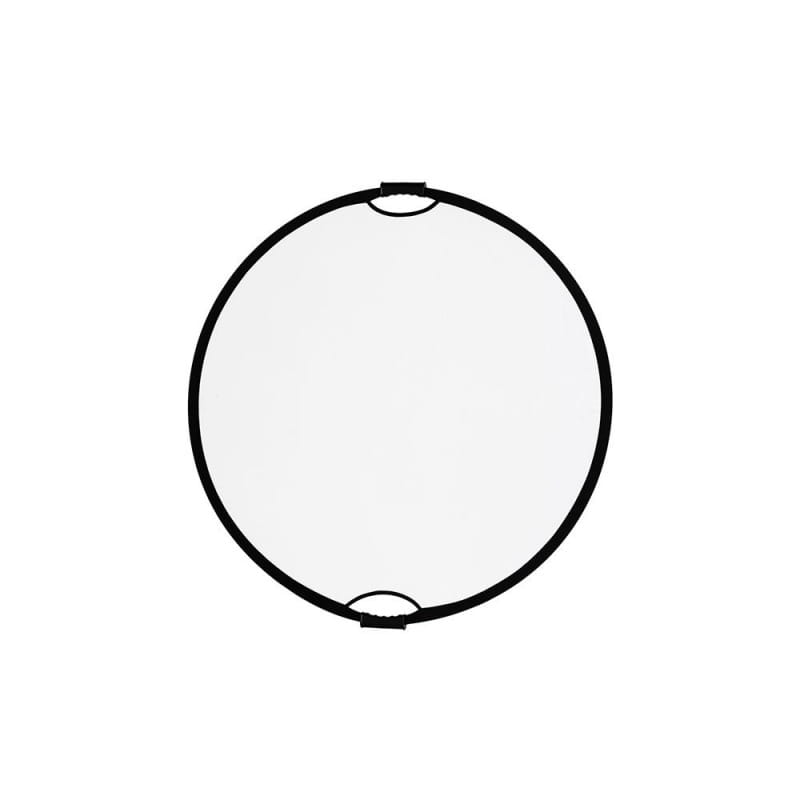 Blenda Quadralite z uchwytem srebrno-biała 110 cm