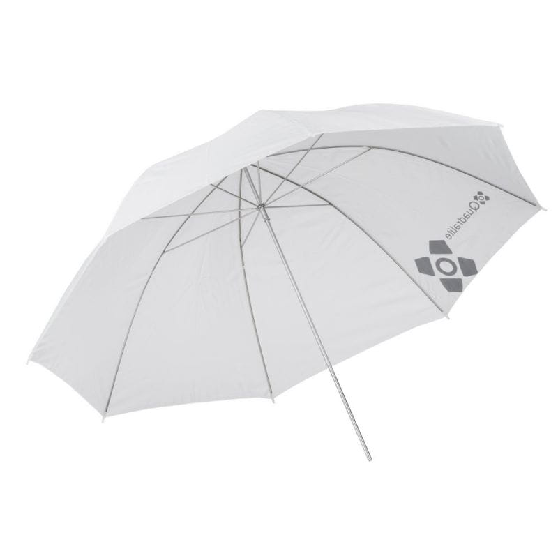 Parasolka Quadralite biała przezroczysta 120cm