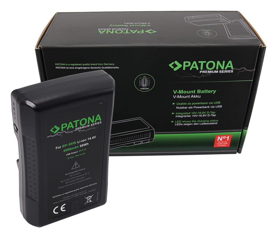 Akumulator Premium PATONA V-Mount BP95WS