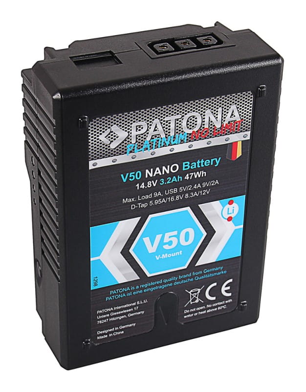 Akumulator Platinum PATONA NANO V-Mount V50 RED ARRI 47Wh