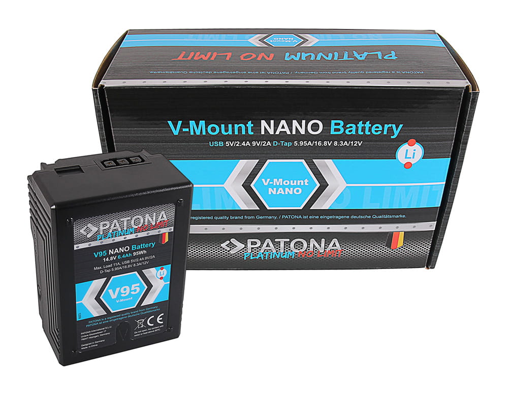 Akumulator Platinum PATONA NANO V-Mount V95 RED ARRI 95Wh