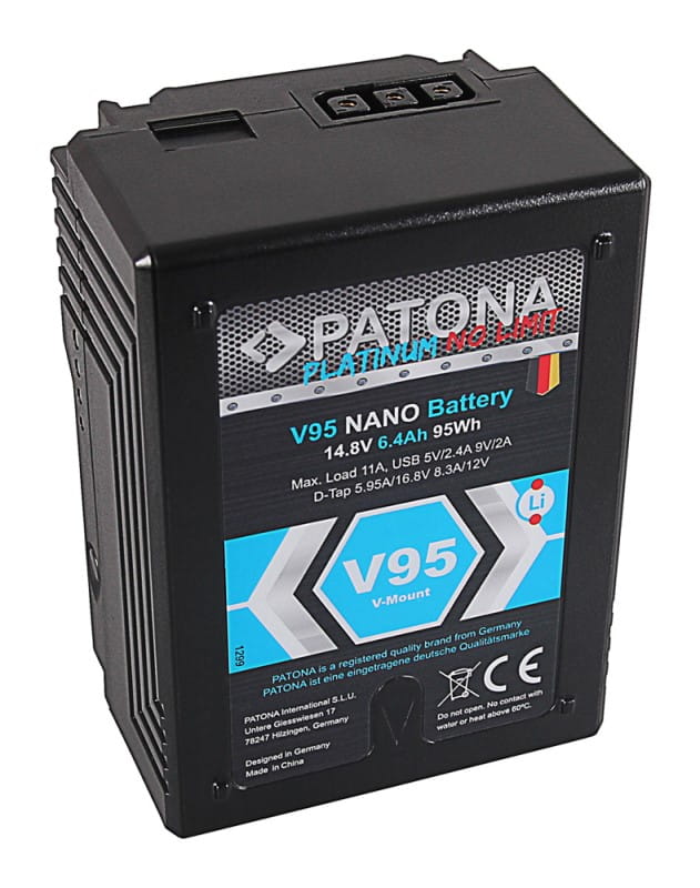 Akumulator Platinum PATONA NANO V-Mount V95 RED ARRI 95Wh