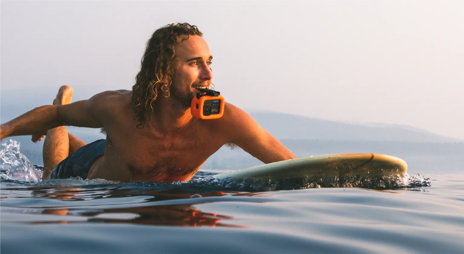 Uchwyt GoPro Hero 10 & Hero 9 Bite Mouth Mount + Floaty