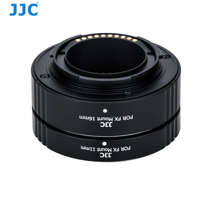 Zestaw pierścieni pośrednich macro JJC AET II do Fuji X-Mount z przeniesieniem automatyki