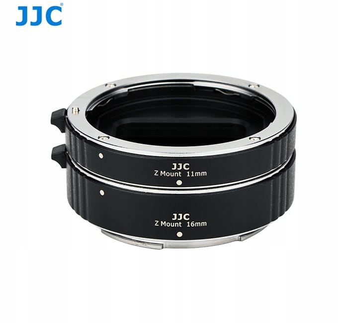 Zestaw pierścieni pośrednich macro JJC AET II do Nikon Z z przeniesieniem automatyki