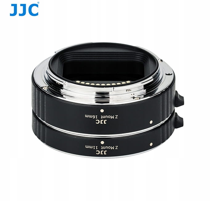 Zestaw pierścieni pośrednich macro JJC AET II do Nikon Z z przeniesieniem automatyki