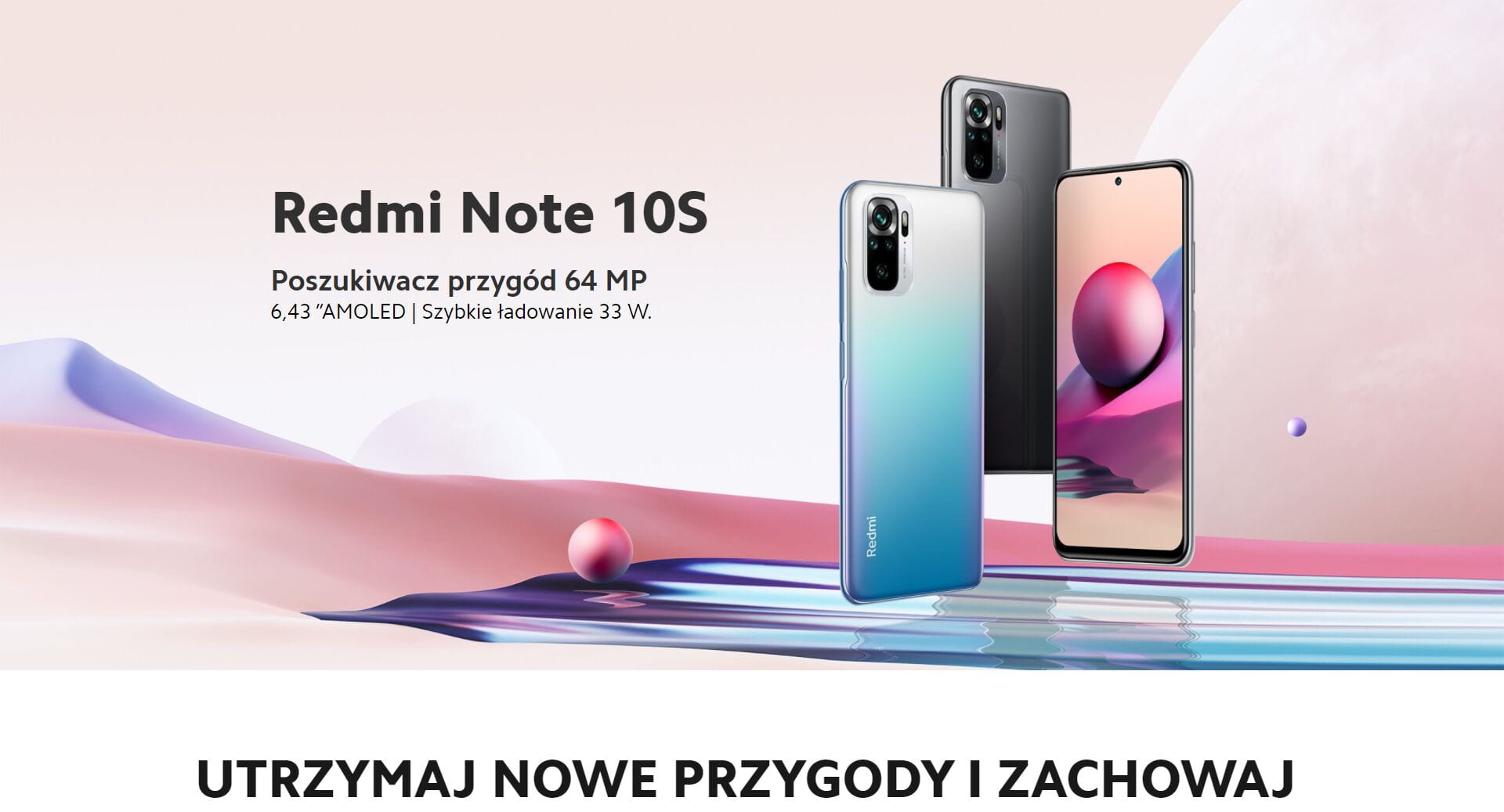 Smartfon Xiaomi Redmi Note 10S 6+ 64GB Onyx Gray