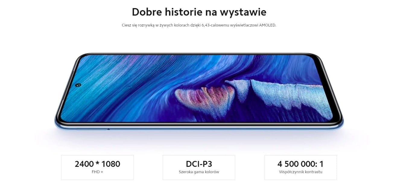 Smartfon Xiaomi Redmi Note 10S 6+64GB Ocean Blue