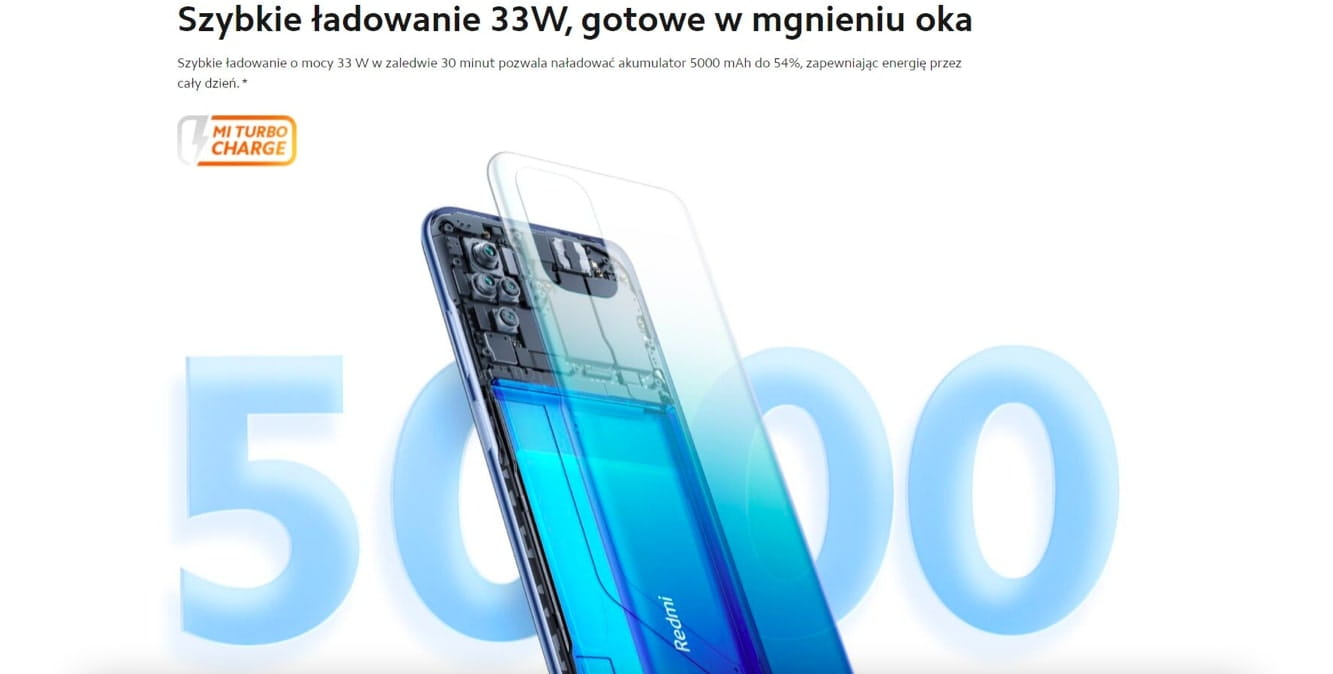 Smartfon Xiaomi Redmi Note 10S 6+64GB Ocean Blue