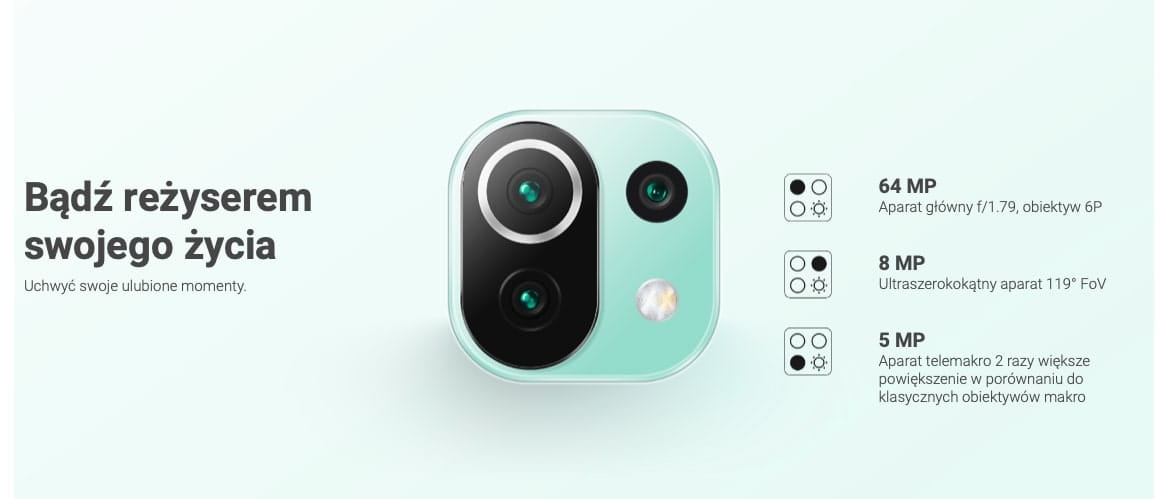 Smartfon Xiaomi Mi 11 Lite 5G 6