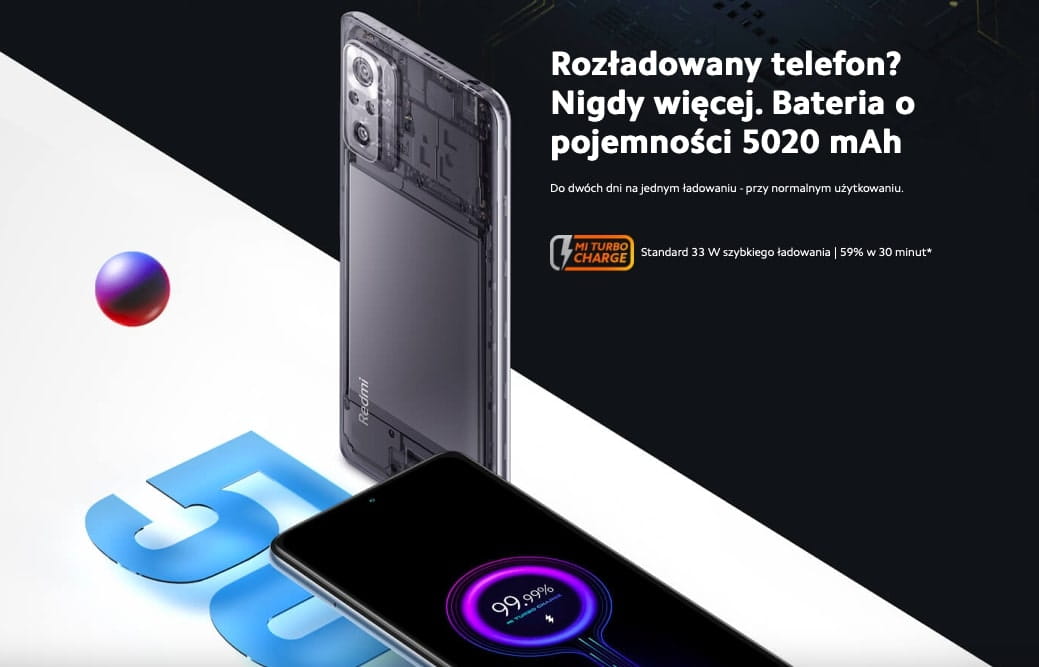  Smartfon Xiaomi Redmi Note 10 Pro