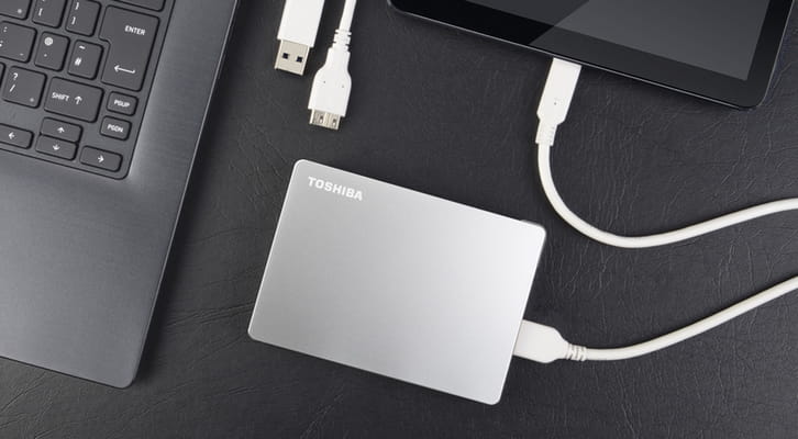 Dysk zewnętrzny TOSHIBA Canvio Flex 4TB Srebrny